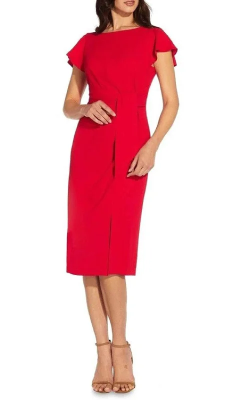 Adrianna Papell AP1D104792 - Tie Waist Slit Dress