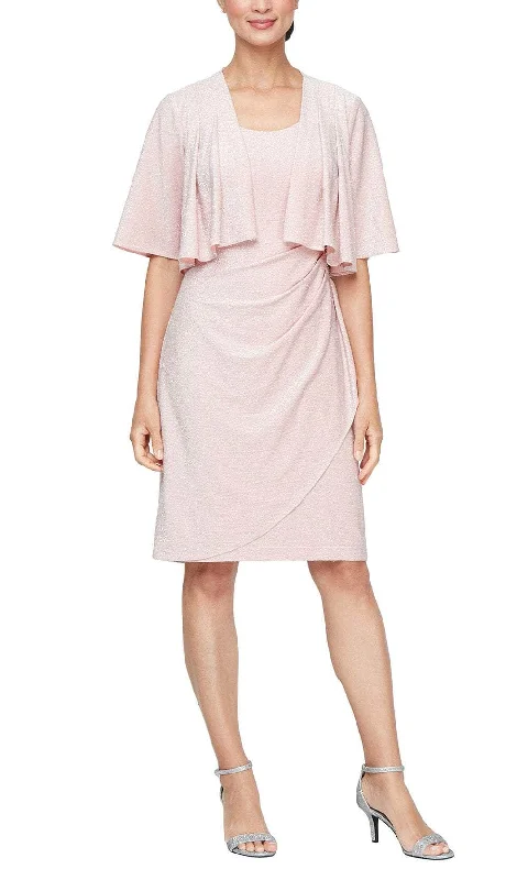 SLNY 9127273 - Sleeveless Wrap Skirt Formal Dress