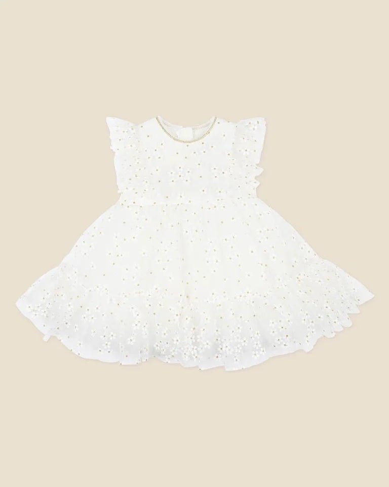 Bebe Daisy Glitter Dress