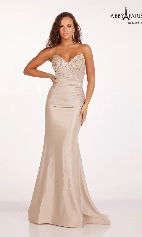 Long Prom Dress: Abby Paris 90251
