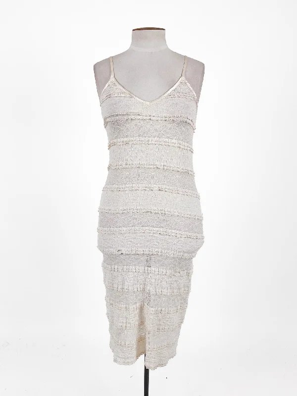 Bettie Monroe | White Casual/Cocktail Dress | Size M