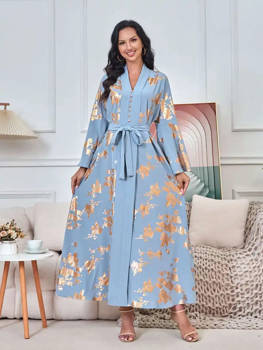 Bronzing Eid Caftan Kaftan Dress #25174