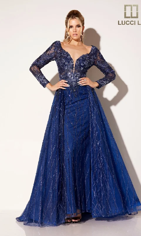Long Prom Dress: Lucci Lu C8076
