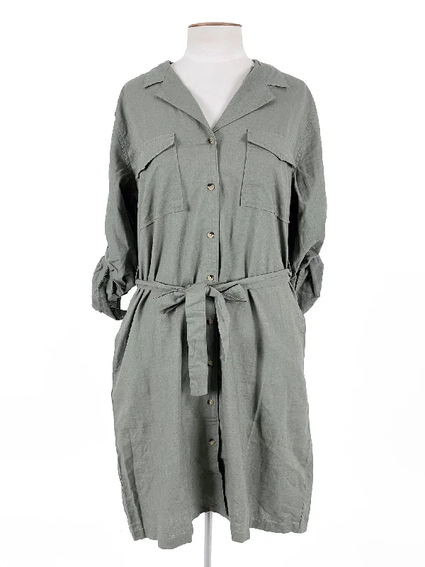 JACHS New York | Green Casual Dress | Size XL