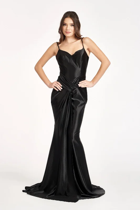 Ruched Satin Mermaid Dress by Elizabeth K GL3044