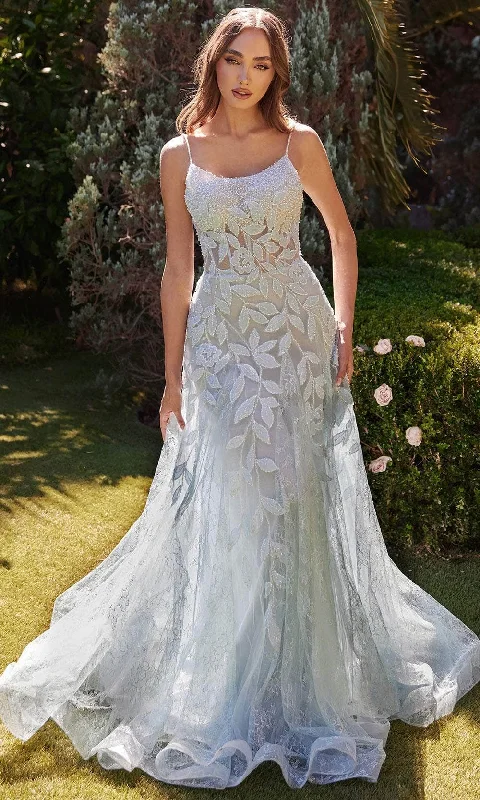 Andrea and Leo A1235 - Scoop A-Line Evening Dress