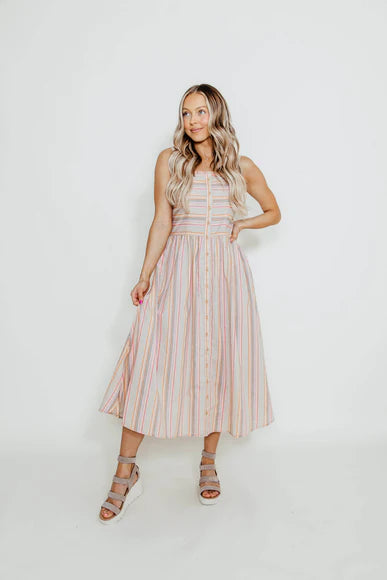 SIMPLY SOUTHERN STRIPE DRESS
