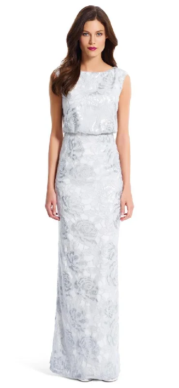 Adrianna Papell - 81917490 Cap Sleeve Blouson Evening Dress