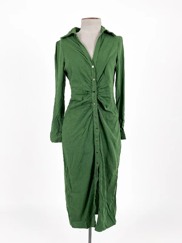 Zara | Green Casual/Workwear Dress | Size S