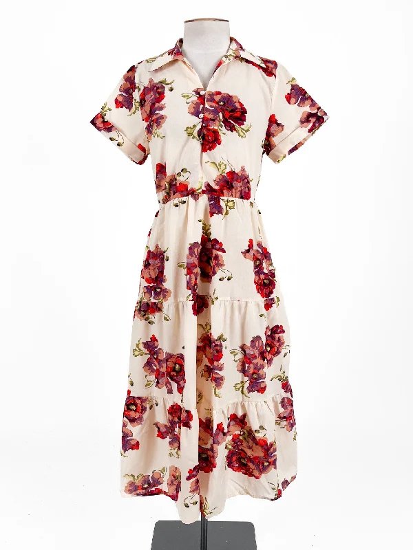 Mirrou | Multicoloured Casual Dress | Size 8