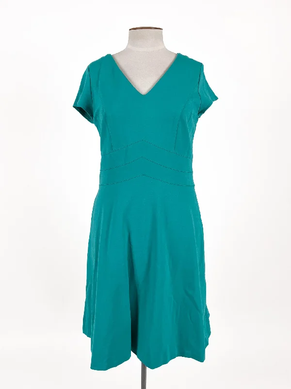 White House Black Market | Green Workwear Dress | Size 12