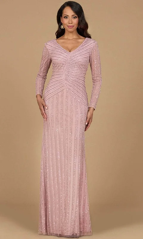 Lara Dresses 28953 - Bead Embellished Scoop Back Formal Dress