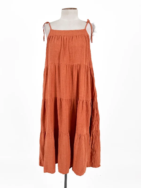 Miracle | Orange Casual Dress | Size 10