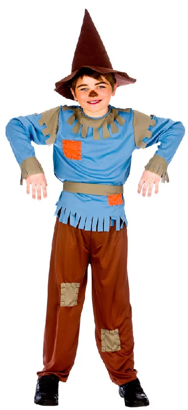 Boys Scarecrow + Hat Book Week Character Fancy Dress Costume