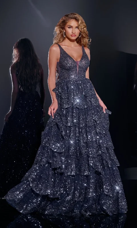Long Prom Dress: Jovani 43198