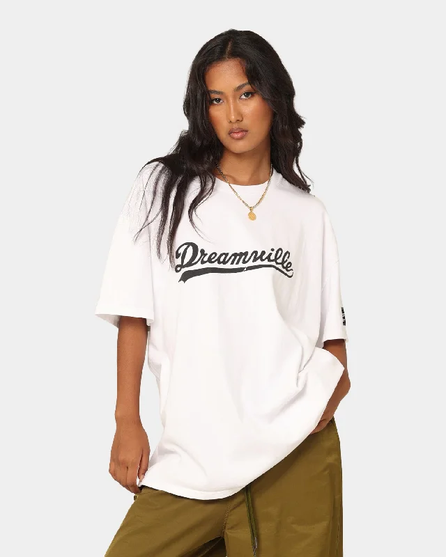 Dreamville Dreamville Logo Vintage T-Shirt Off White Iron Safe Non-Iron Wrinkle Free