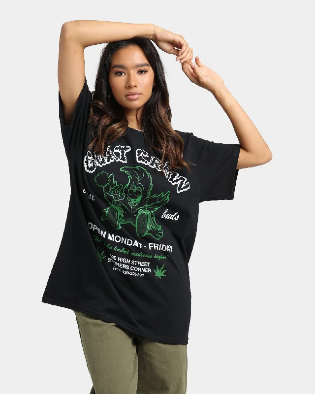 Goat Crew Best Buds T-Shirt Black Mesh Blend Leather Blend Suede Blend