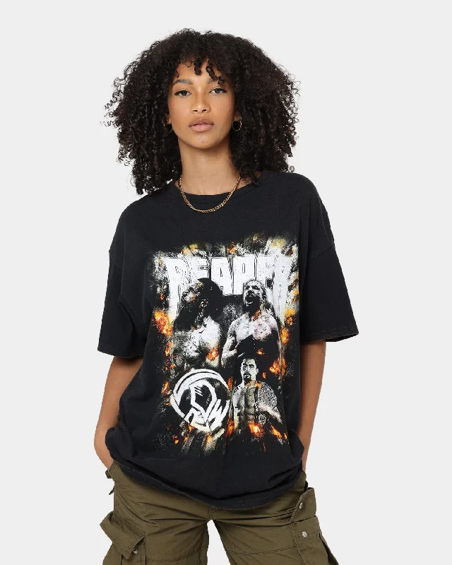 Goat Crew X Robert Whittaker Rob Whittaker Vintage T-Shirt Washed Black Terry Blend Velvet Blend Canvas Blend