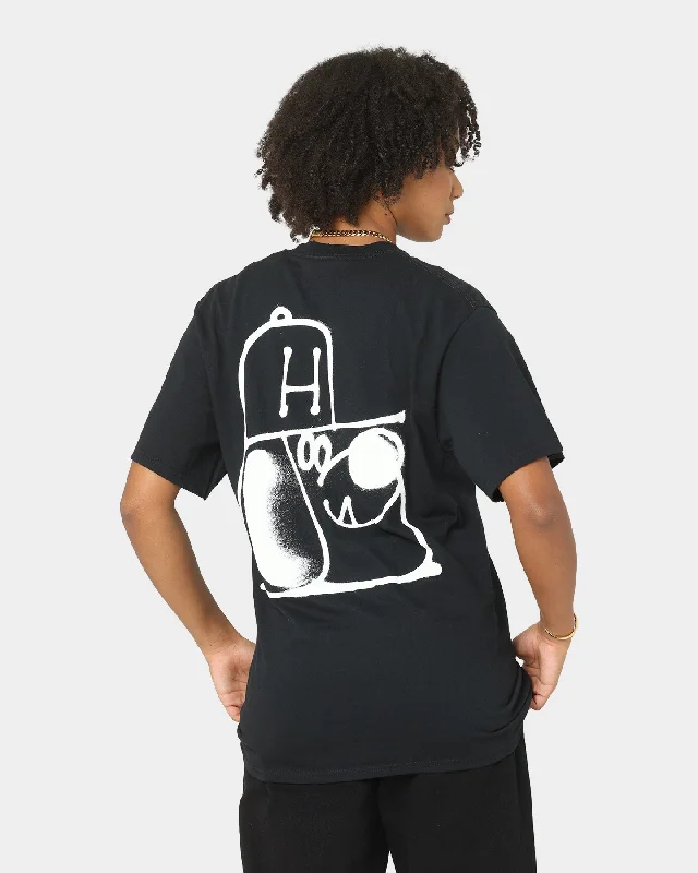 HUF Remio T-Shirt Black Terry Blend Velvet Blend Canvas Blend