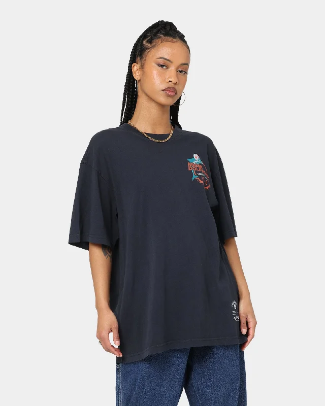 Mitchell & Ness Miami Dolphins Undefeated Vintage T-Shirt Faded Black Chenille Blend Fleece Blend Nylon Blend