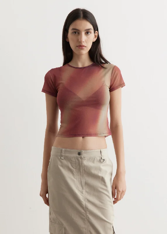 Slowwave Mesh T-Shirt Elegant Classic Vintage