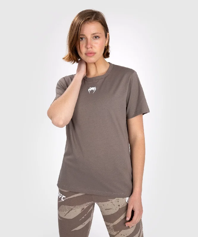 UFC Adrenaline by Venum Fight Week Women’s Short Sleeve Cotton T-Shirt - Bronze Polka Dot Checkered Tartan