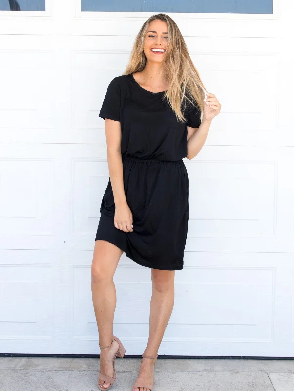 Cinched Waist Kolbie Dress Tunics Sophisticated sleek