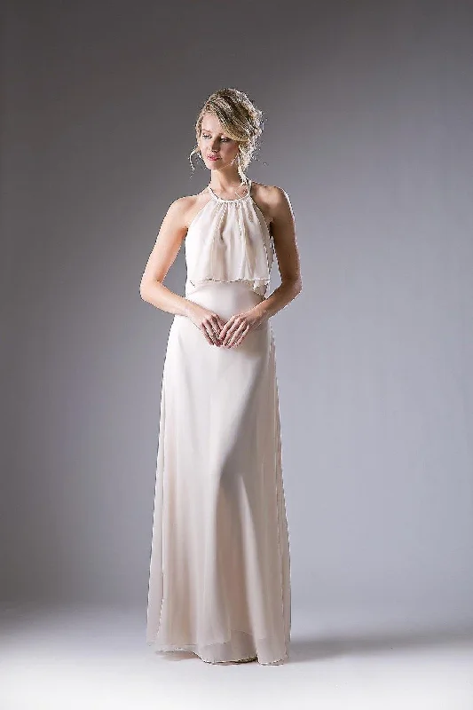 Cinderella Divine CD13031 Formal Long Dress Bridesmaid Casual Short Summer