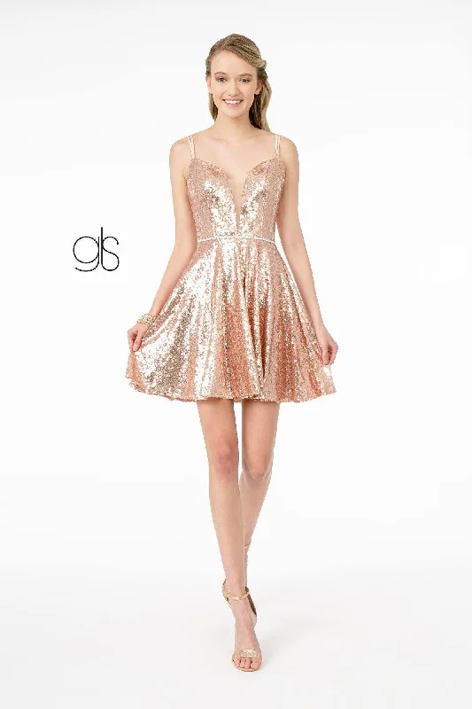 Jewel Accented Waistline Illusion Short Prom Dress Sale Tunics Custom made