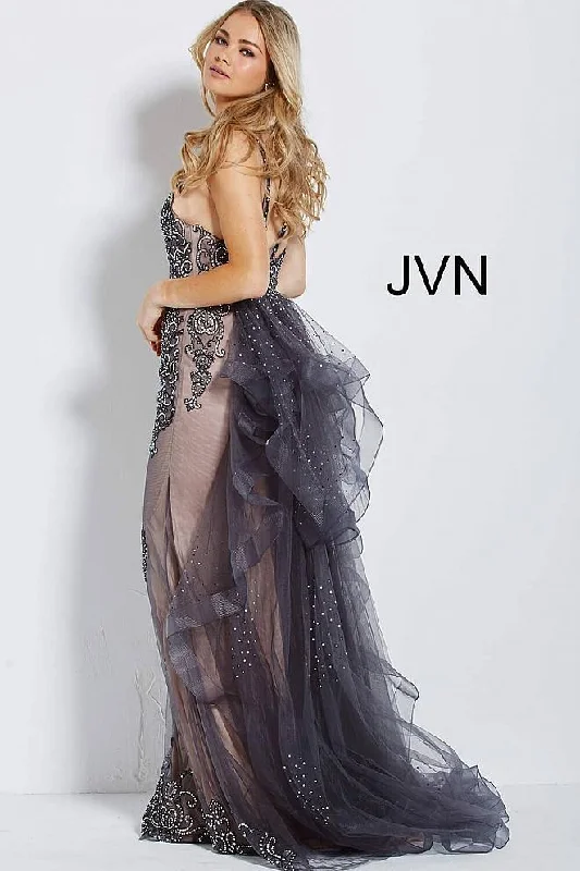 Jovani 53188 Prom Long Dress Tunics Denim casual