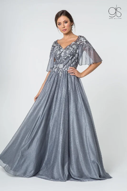 Long Formal Mother of the Bride Cape Sleeve Dress Sale Tunics Essential wardrobe