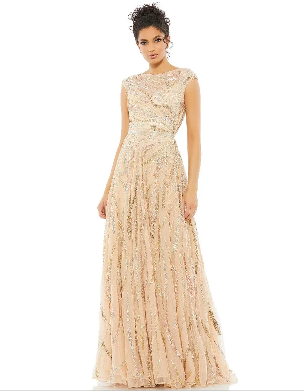 Mac Duggal 5445 Mother of the Bride Long Dress Tunics Handmade artisanal