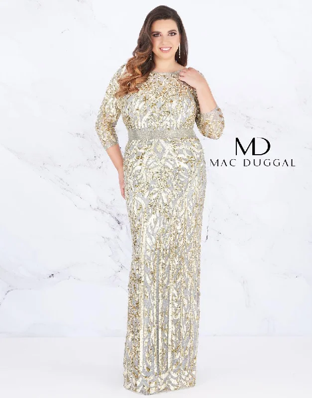 Mac Duggal Prom Long Dress Formal Plus Size Tunics Short Trendy