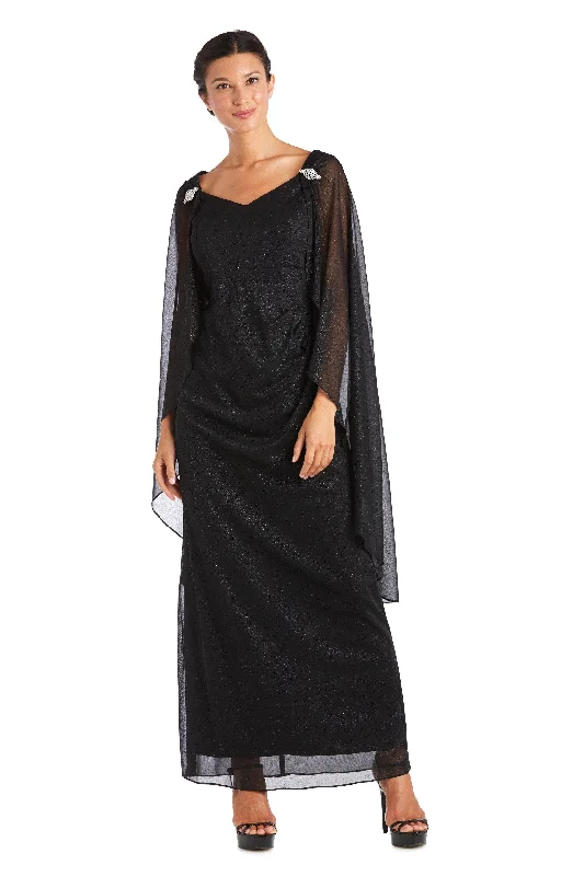 R&M Richards 2384 Long Mother Of Bride Cape Dress Tunics Running lightweight