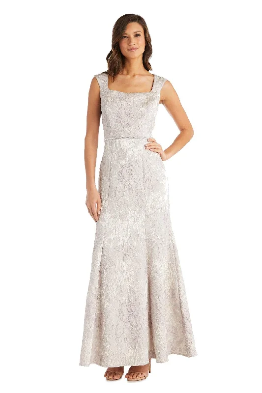 R&M Richards 7252 Mother Of The Bride Long Dress Tunics Bridal satin