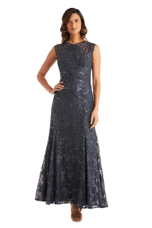 R&M Richards 3198 Mother Of The Bride Long Dress Sale sweetheart Neckline Romantic