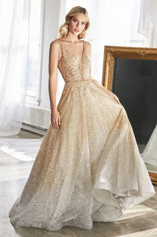 Cinderella Divine CD208 Sparkling Prom Long Dress Tunics Denim casual