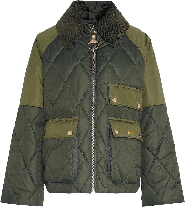 Milby Quilted Jacket - Women's|-|Manteau matelassée Milby - Femme Zippered Front Buttoned Front Snap Front