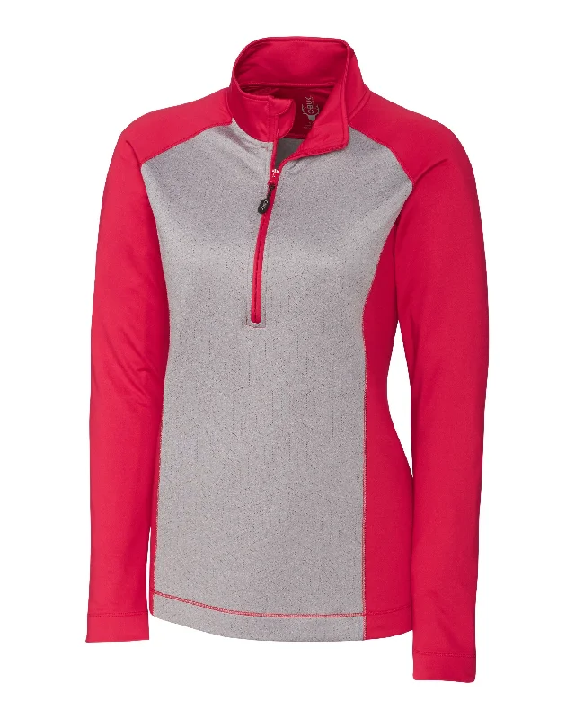 CBUK Ladies' All-Star Printed Half-Zip Jacket Nylon Jacket Polyester Jacket Spandex Jacket