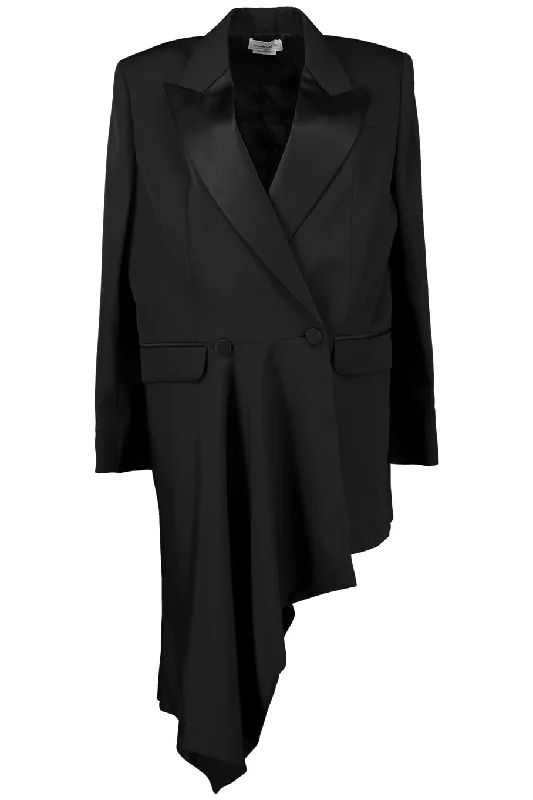 Crisp Wool Tailored Jacket Belted Jacket Elasticated Jacket Padded Jacket