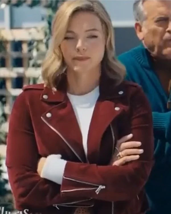 One December Night Eloise Mumford Suede Jacket Zippered Front Buttoned Front Snap Front
