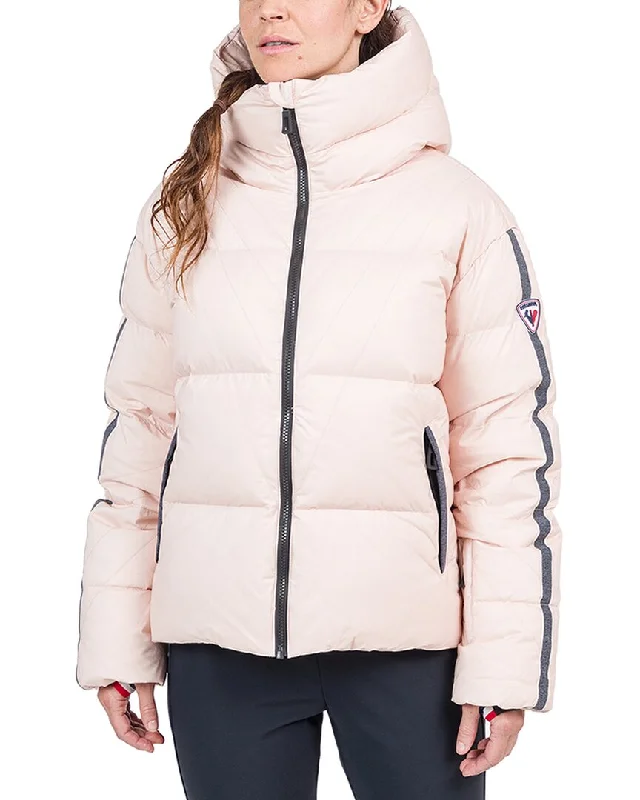 Rossignol Bomber Down Jacket Faux Fur Jacket Real Fur Jacket Shearling Jacket