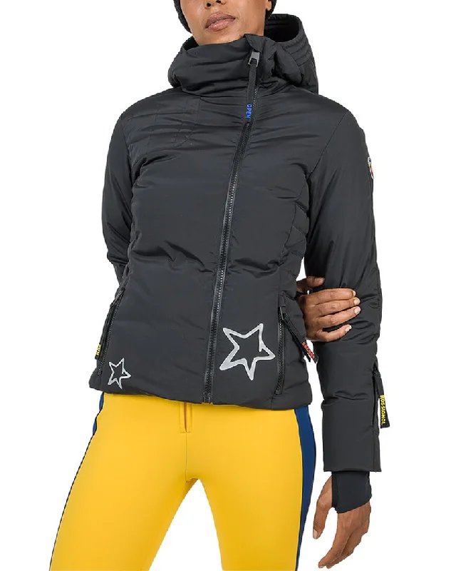 Rossignol Stellar Down Jacket One-Shoulder Jacket Off-the-Shoulder Jacket Asymmetrical Jacket
