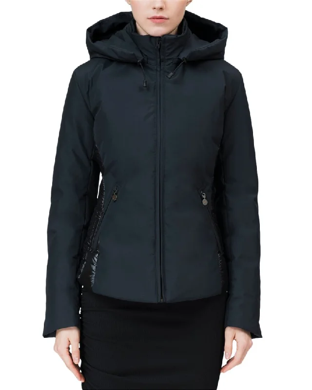 SNOWMAN Waterproof Down Jacket Nylon Fabric Polyester Fabric Spandex Fabric