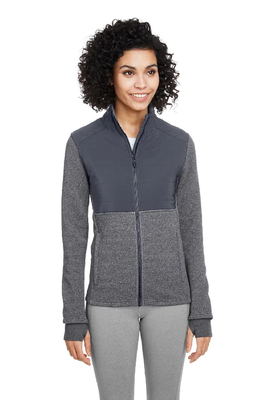 Spyder Womens Pursuit Full Zip Jacket - Heather Black/Polar Grey