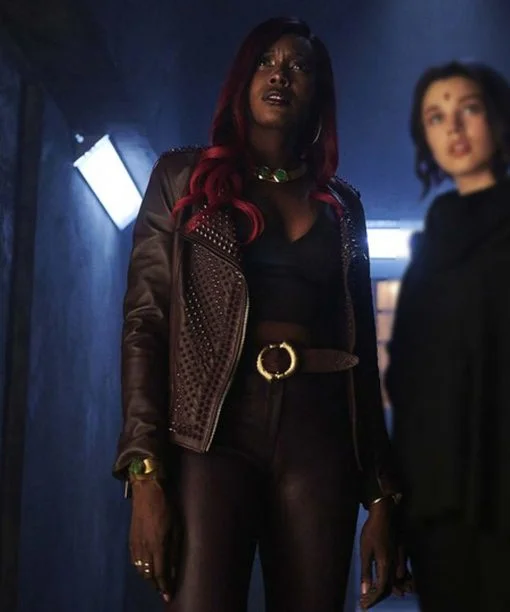 Titans Kory Anders Jacket Satin Jacket Silk Jacket Chiffon Jacket