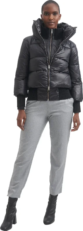 Chloe Ribbed Puffer Jacket - Women's|-|Doudoune Chloe - Femme Chenille Jacket Brocade Jacket Lace Jacket