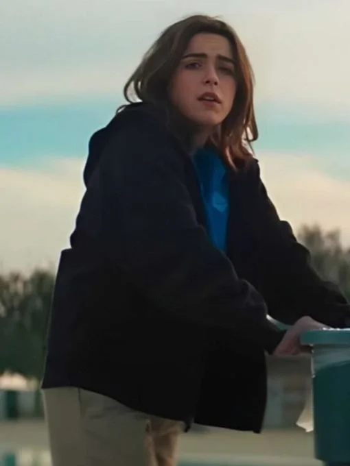 Wildflower Kiernan Shipka Black Jacket Hoodie Zip-Up Jacket Button-Up Jacket
