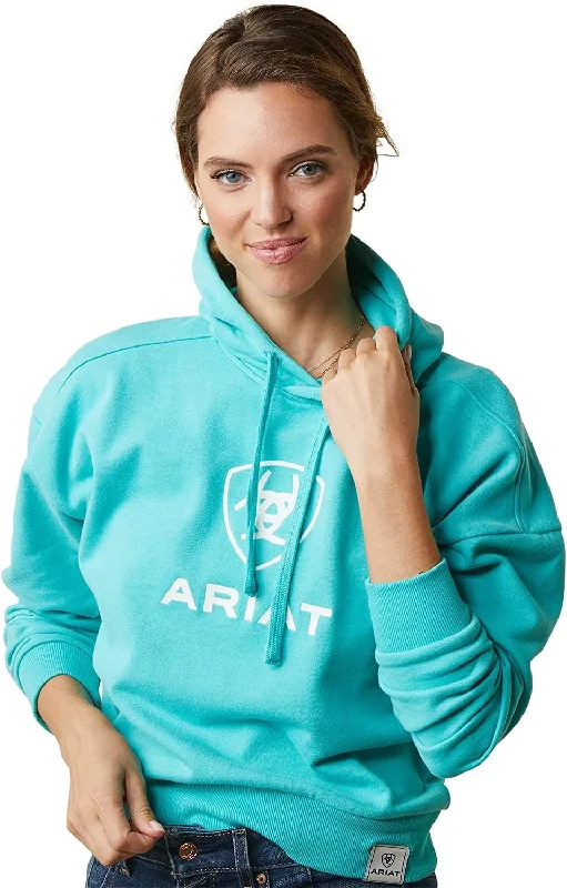 Ariat Women's Just Hoodie Hoodie with Hem Frayed Vintage Worn