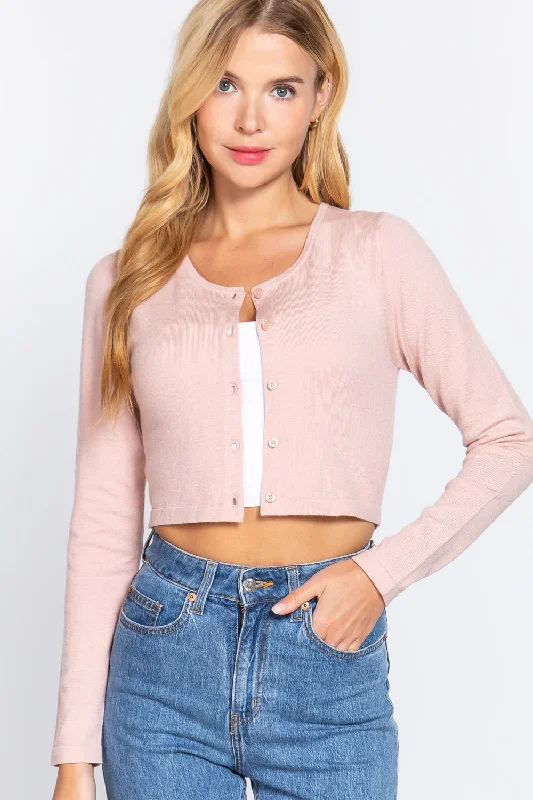 Long Slv Round Neck Viscose Sweater Lace Blend Ribbed Blend Corduroy Blend